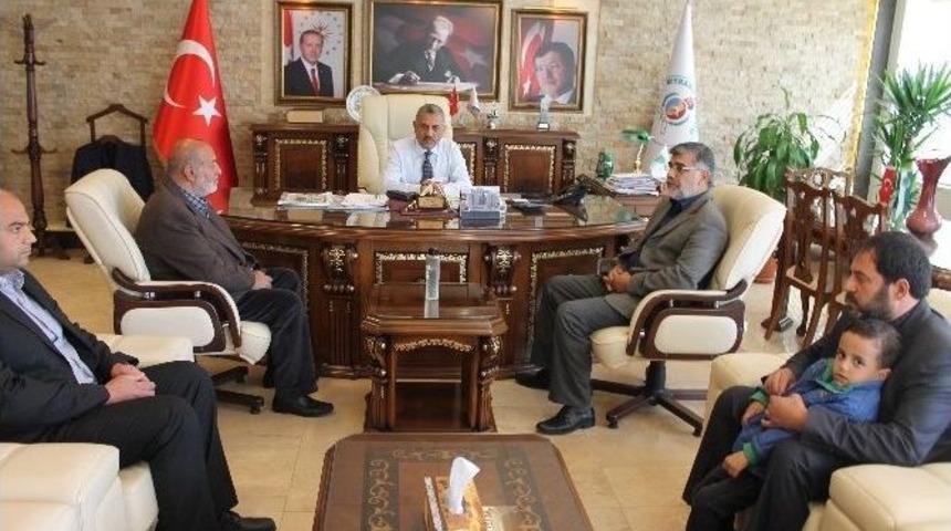 Şehit Ailesinden Başkan Şanverdi&rsquo;ye Ziyaret