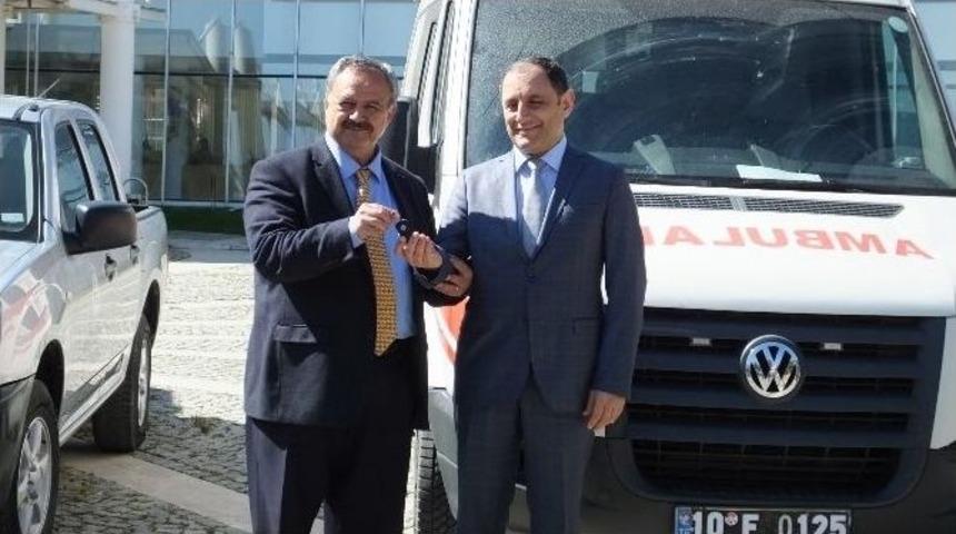 Sağlık M&uuml;d&uuml;r&uuml; Koca&ouml;z&rsquo;den Başkan Uysal&rsquo;a Teşekk&uuml;r