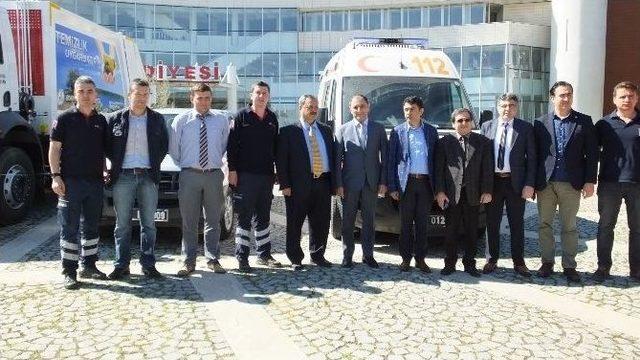 Sağlık Müdürü Kocaöz’den Başkan Uysal’a Teşekkür