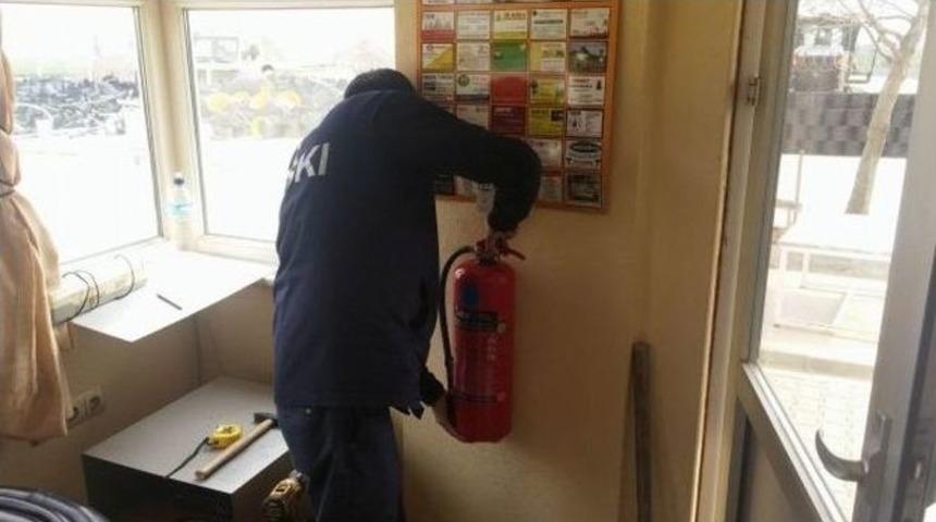 Teski Tesislerinde Yangın &Ouml;nlemleri Arttırılıyor