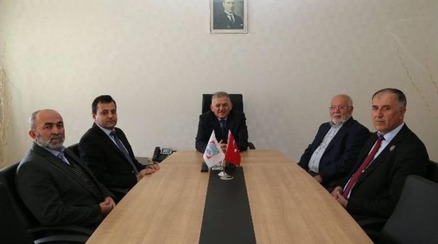 Şehit Ve Gaziler Melikgazi Belediyesi&rsquo;ni Ziyaret Etti
