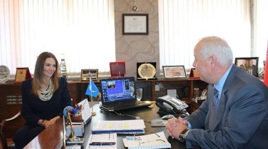 Azeri Milletvekili Paşayeva Başkan Akdemir&rsquo;i Ziyaret Etti