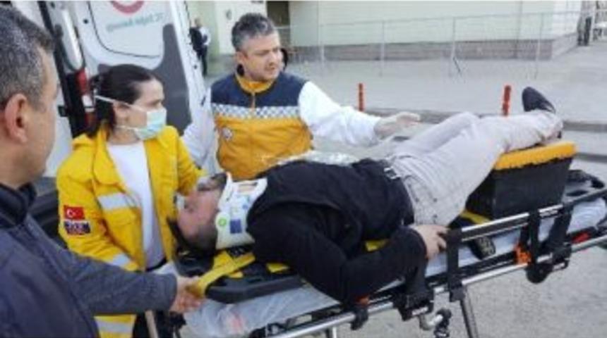 Direkten D&uuml;şen Pazarcı Hastanelik Oldu