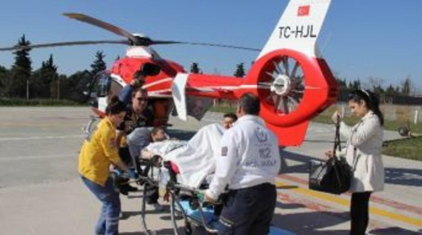 Ambulans Helikopter Kalp Hastası İ&ccedil;in Havalandı
