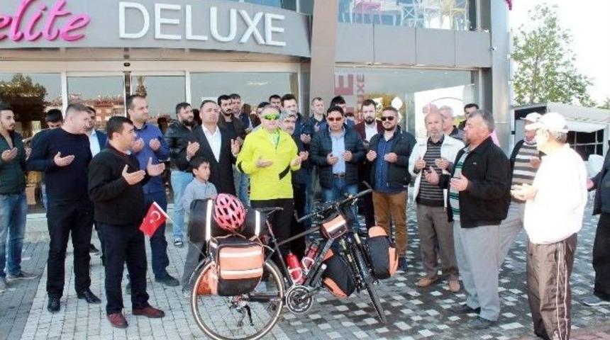 Antalyalı İşadamı Barış İ&ccedil;in 3 Bin Kilometre Pedal &Ccedil;evirecek
