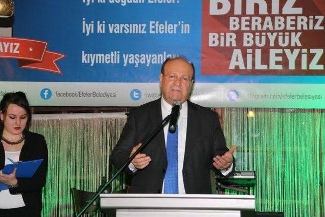 Efeler Belediyesi İkinci Yaşını Buruk Kutladı