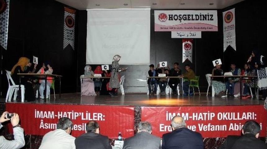 İmam Hatip Liseleri Arasında Arap&ccedil;a Yarışması D&uuml;zenlendi