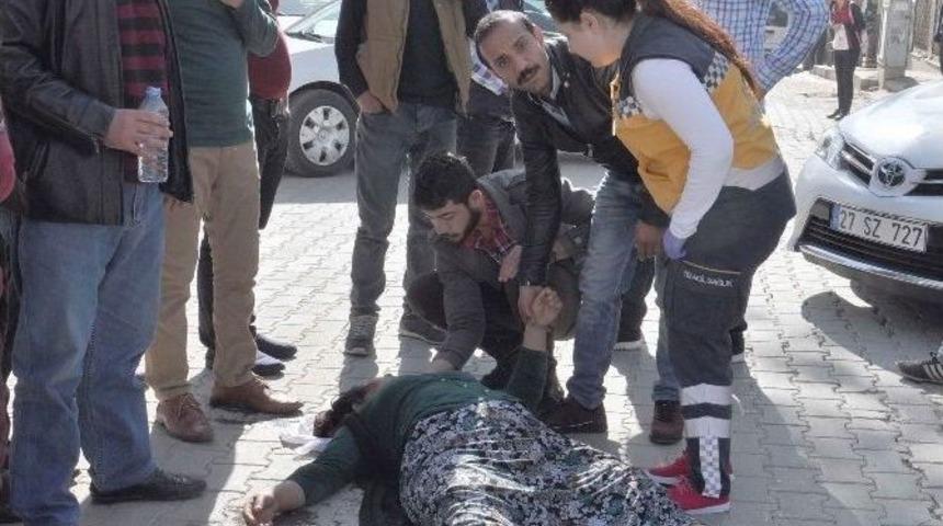 İslahiye&rsquo;de Otomobil Yayaya &Ccedil;arptı