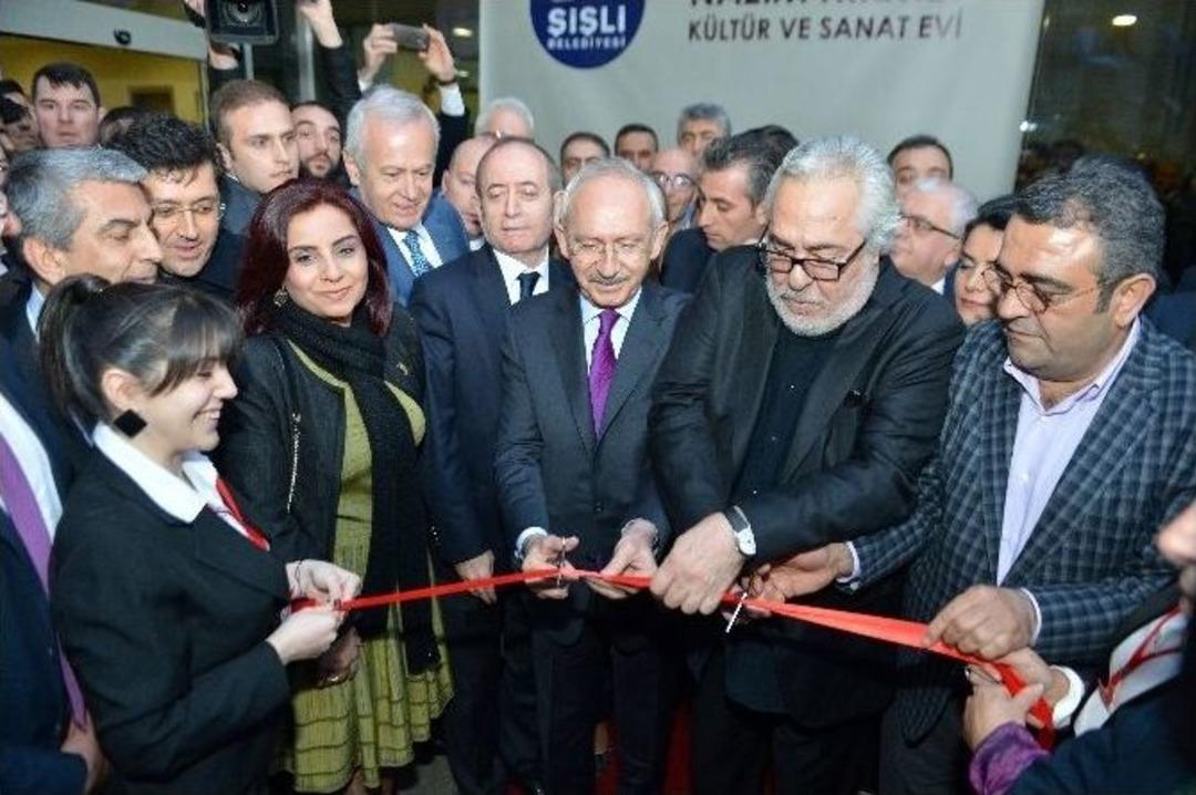 Kılı&ccedil;daroğlu, Şişli&rsquo;de Nazım Hikmet K&uuml;lt&uuml;r Ve Sanat Evi A&ccedil;ılışına Katıldı