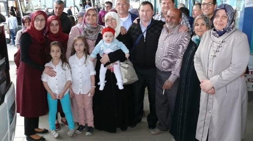 Bilecik&rsquo;te Umre Yolcuları Kutsal Topraklara Uğurlandı