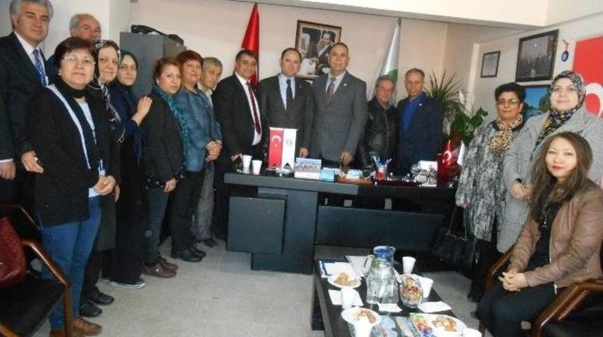 Eskişehir Mhp İl Teşkilatı&rsquo;ndan &Ccedil;iftelerliler Derneği&rsquo;ne Ziyaret