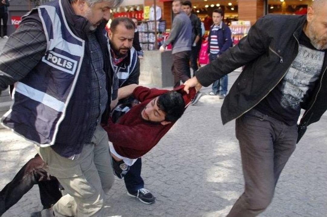 Başkentte Stant Gerginliği: 15 G&ouml;zaltı