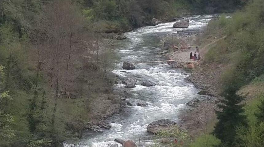 Ağa&ccedil; K&ouml;pr&uuml;den D&uuml;şen Kadın Irmakta Kayboldu