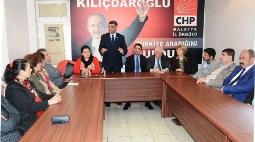 Chp Tunceli Milletvekili G&uuml;rsel Erol Malatya&rsquo;da