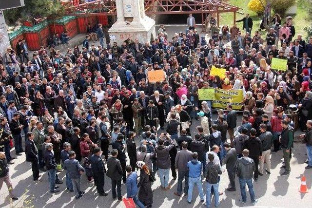 Cinsel İstismar Olayı Protesto Edildi