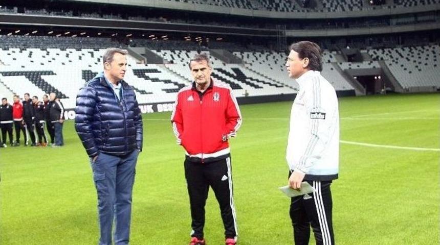 Beşiktaşlı Futbolcular Vodofone Arena&rsquo;yı Gezdi