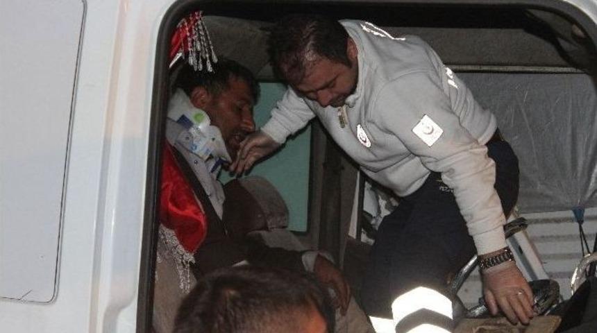 Freni Patlayan Tır&rsquo;da Sıkıştı