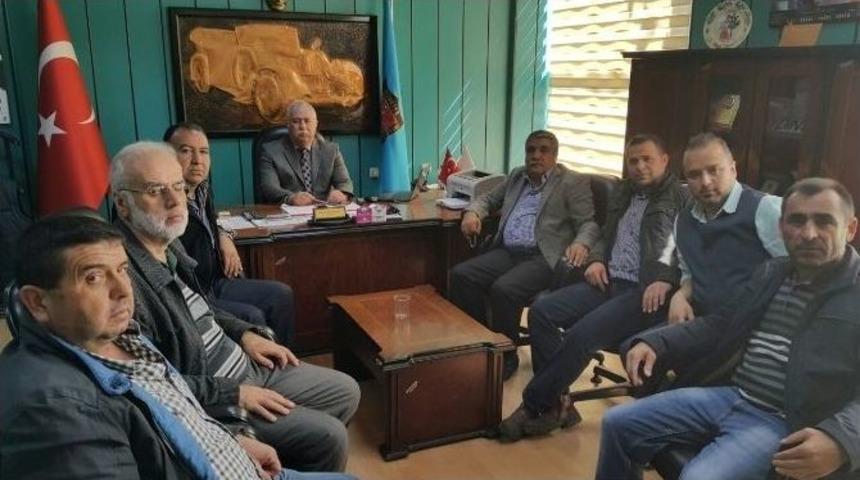 S&ouml;ke Birlik Y&ouml;netimi&rsquo;nden Şof&ouml;rler Odasına Nezaket Ziyareti