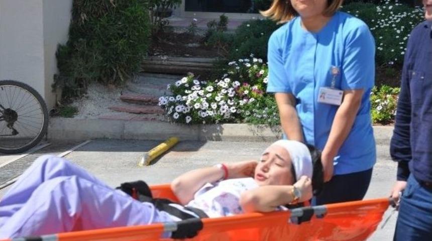 Hastanede Doğal Afet Tatbikatı