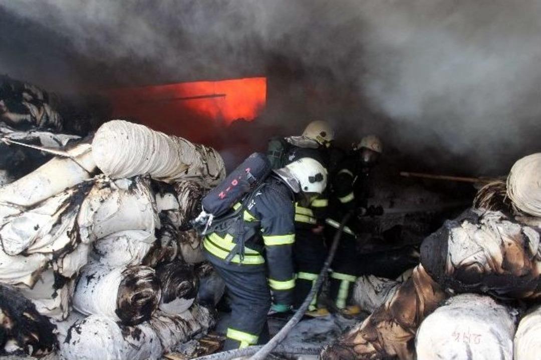 Aydın&rsquo;da Fabrika Yangını