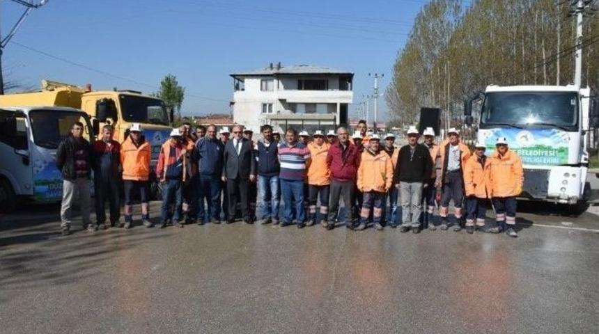 D&uuml;zce Belediyesi Bahar Temizlik Kampanyası Başladı