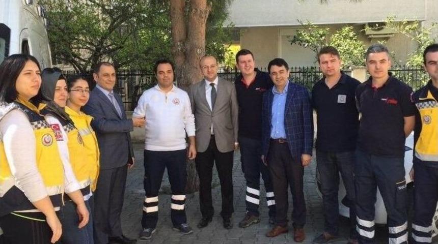 Edremit 112 &Uuml;&ccedil; Yeni Ambulans