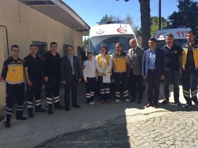 Edremit 112 Üç Yeni Ambulans