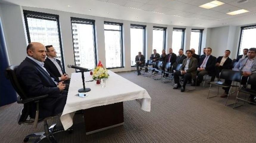 Bakan Işık, Abd&rsquo;de T&uuml;rk İşadamları Ve M&uuml;sl&uuml;man Toplum Temsilcileriyle G&ouml;r&uuml;şt&uuml;