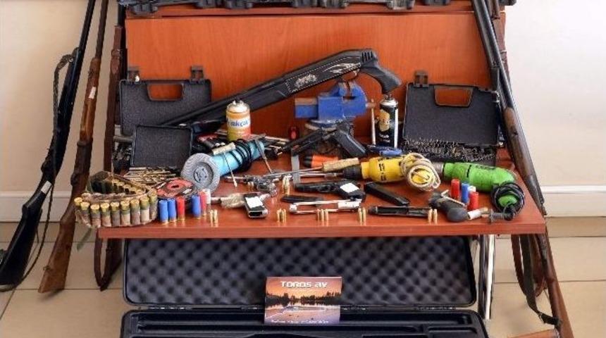 Aydın&rsquo;da Silah İmal Edilen İşyerine Operasyon