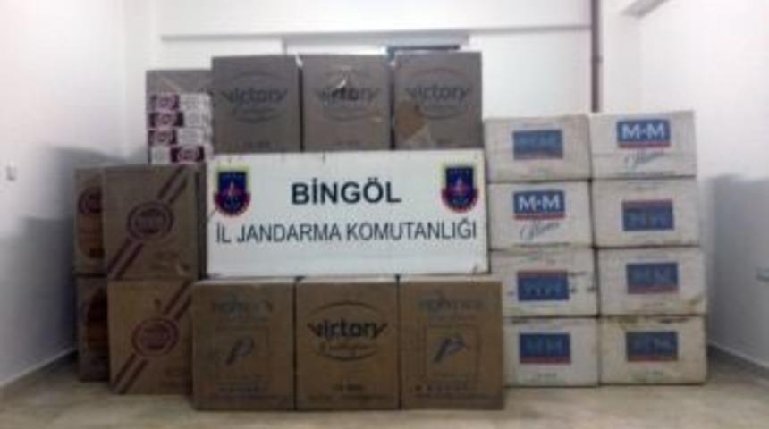 Bing&ouml;l&rsquo;de 53 Bin Paket Ka&ccedil;ak Sigara Ele Ge&ccedil;irildi