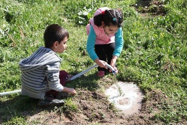 Odunpazarı’nda Minikler Fidan Dikti