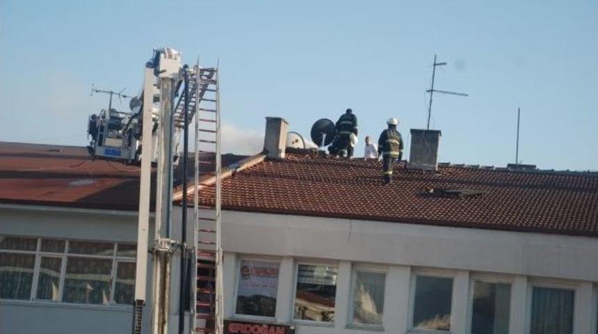 Bolu&rsquo;da Baca Yangını Korkuttu