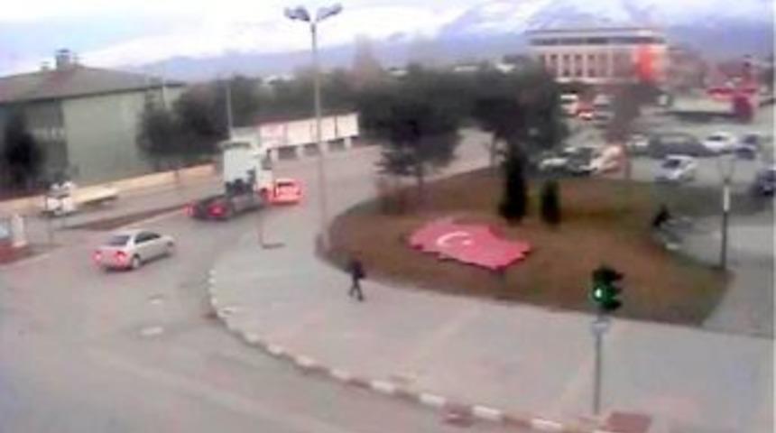 Erzincan&rsquo;da Mart Ayı Trafik Kazaları Mobese&rsquo;de