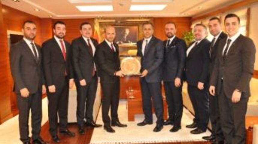 Gagiad Y&ouml;netimi Vali Yerlikaya&rsquo;yı Ziyaret Etti