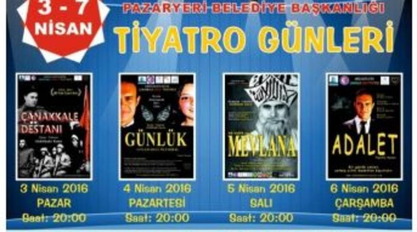 Pazaryeri&rsquo;nde Tiyatro Etkinliğine Yoğun İlgi