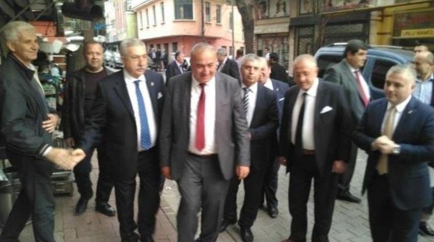 Tesk Genel Başkanı Paland&ouml;ken Başkan Alparslanı Ziyaret Etti