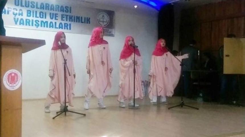 Arap&ccedil;a İlahi Yarışmasında K&uuml;tahya İkincisi Oldular