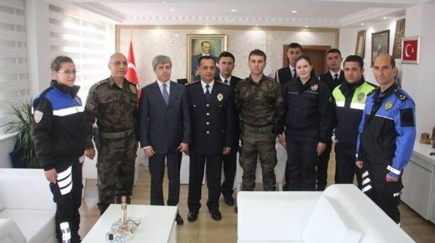 Emniyet Teşkilatından Vali &Ccedil;ınar&rsquo;a Ziyaret