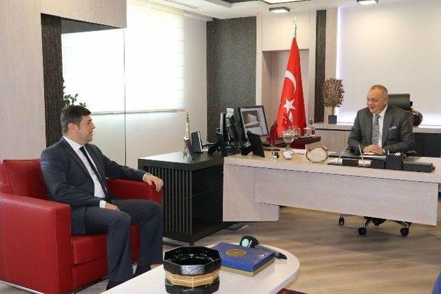 Başkan Ergün Gedaş’ı Ağırladı