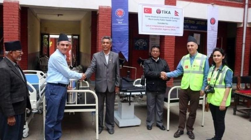 Nepal&rsquo;de Bhaktapur Belediyesi Halk Sağlığı Merkezine Tıbbi Cihaz Ve Ekipman Desteği