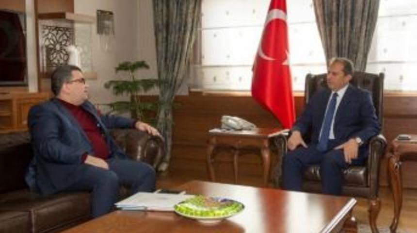 Başkan Şensoy&rsquo;dan Vali Taşyapan&rsquo;a Ziyaret