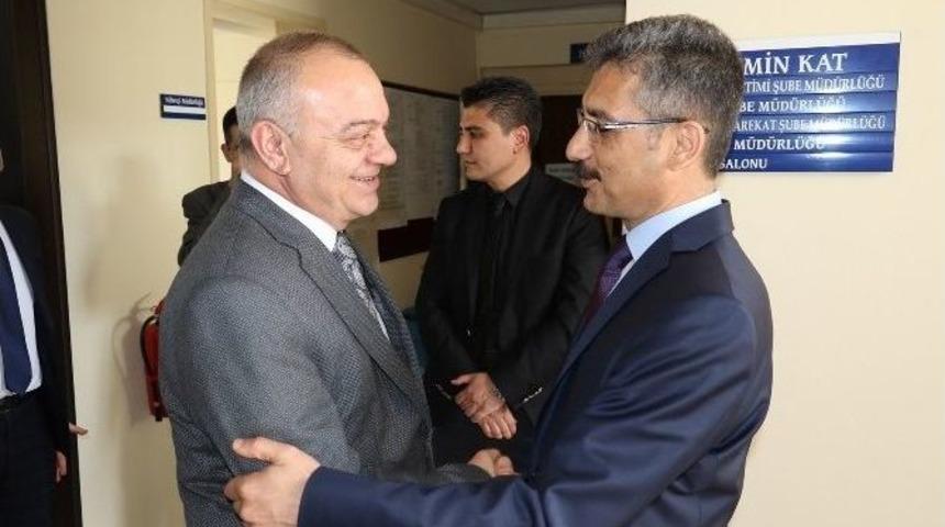 Başkan Erg&uuml;n&rsquo;den Emniyet M&uuml;d&uuml;r&uuml; Bilgi&ccedil;&rsquo;e Ziyaret