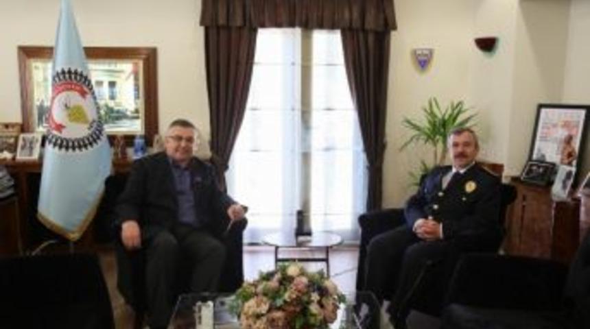 “kırklareli İl Emniyet Müdürü Akay’dan Kesimoğlu’na Ziyaret