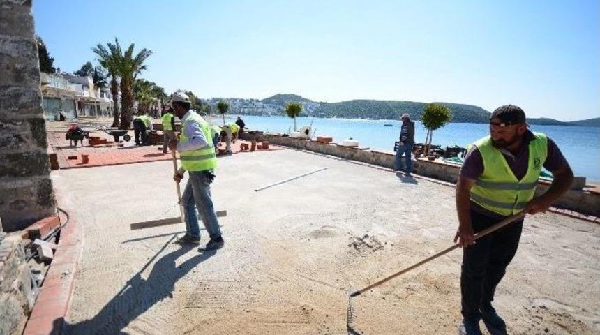 Bitez&rsquo;de Sahil D&uuml;zenleme &Ccedil;alışmaları