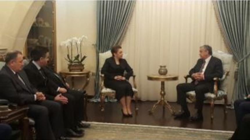 T&uuml;rkiye İş D&uuml;nyasının Başkanı; Kktc Cumhurbaşkanı Mustafa Akıncı Tarafından Kabul Edildi