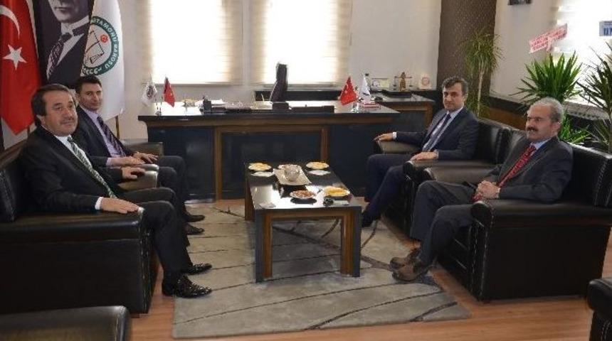 Adalet Komisyonu Başkanlığı&rsquo;ndan Baro Başkanı&rsquo;na Ziyaret