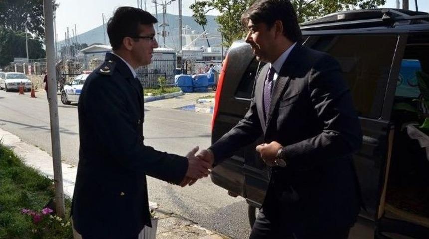 Başkan Demirağ&rsquo;dan Fo&ccedil;a Emniyet M&uuml;d&uuml;rl&uuml;ğ&uuml;&rsquo;ne Ziyaret