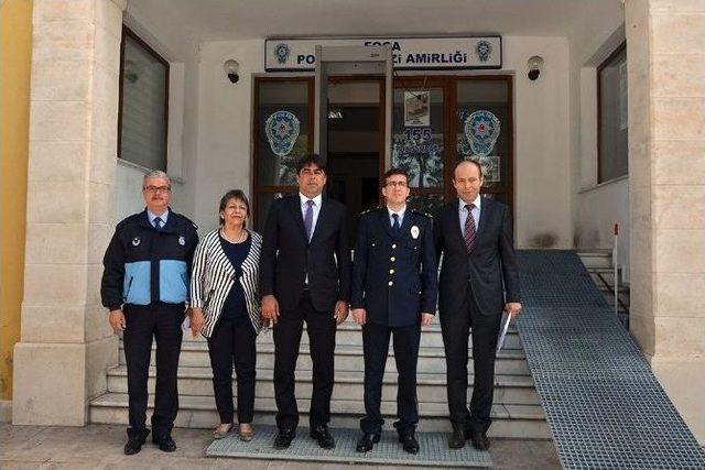 Başkan Demirağ’dan Foça Emniyet Müdürlüğü’ne Ziyaret