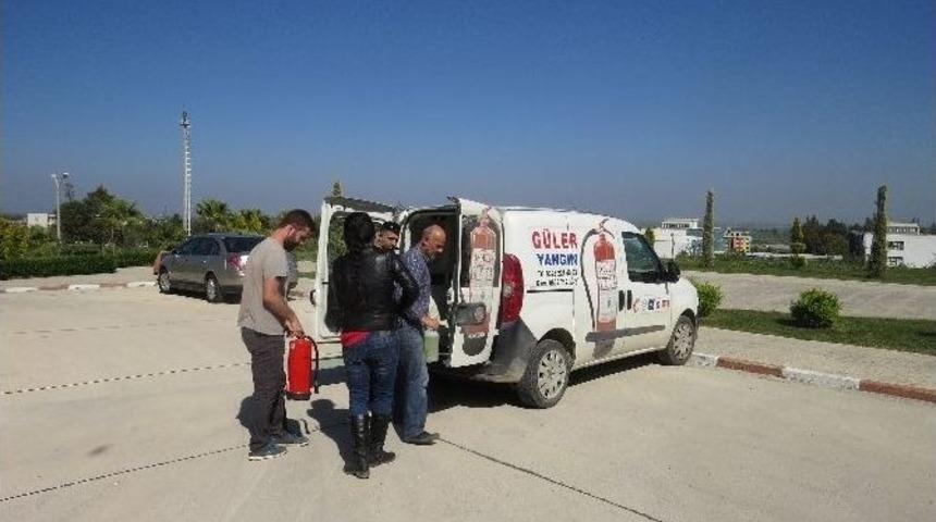 &Ouml;ğrencilere Yangın Tatbikatı