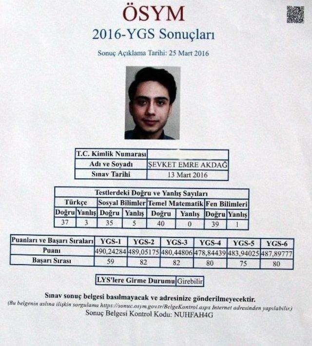 2016 Ygs Kayseri Şampiyonları Final’den